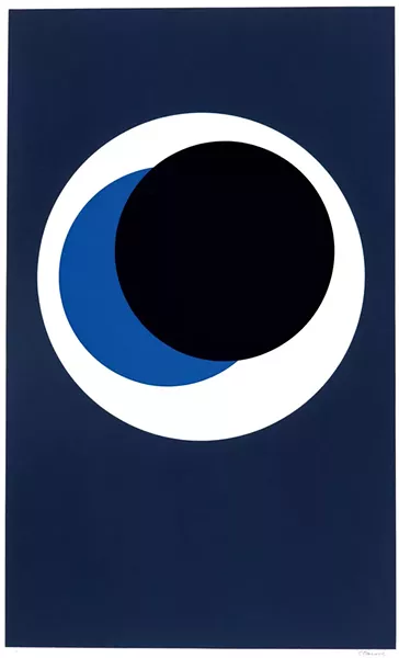 "Cercles" by Geneviéve Claisse - COURTESY OF ARTISTS RIGHTS SOCIETY/THE ROUTHIER COLLECTION/ PHOTOGRAPHY BY ANDY DUBACK