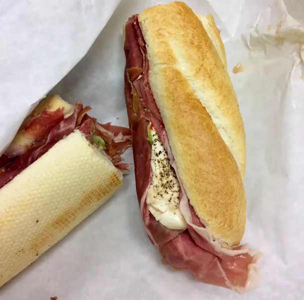 The "Soprano" sub at Costello's Market - JULIA CLANCY