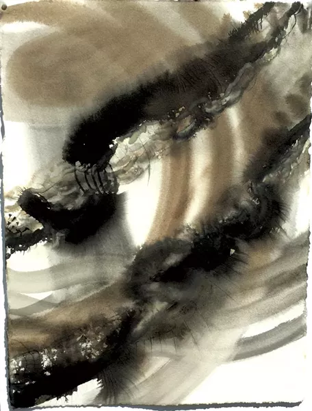 Drawings from "Deluge" series by Brenda Garand - COURTESY OF BRENDA GARAND