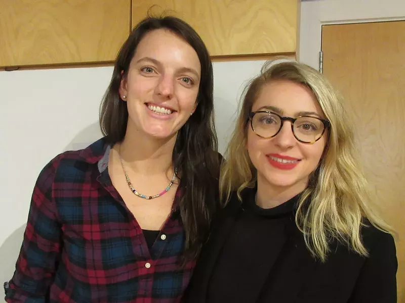 Catherine Lange (left) and Evon Calabrese - AMY LILLY