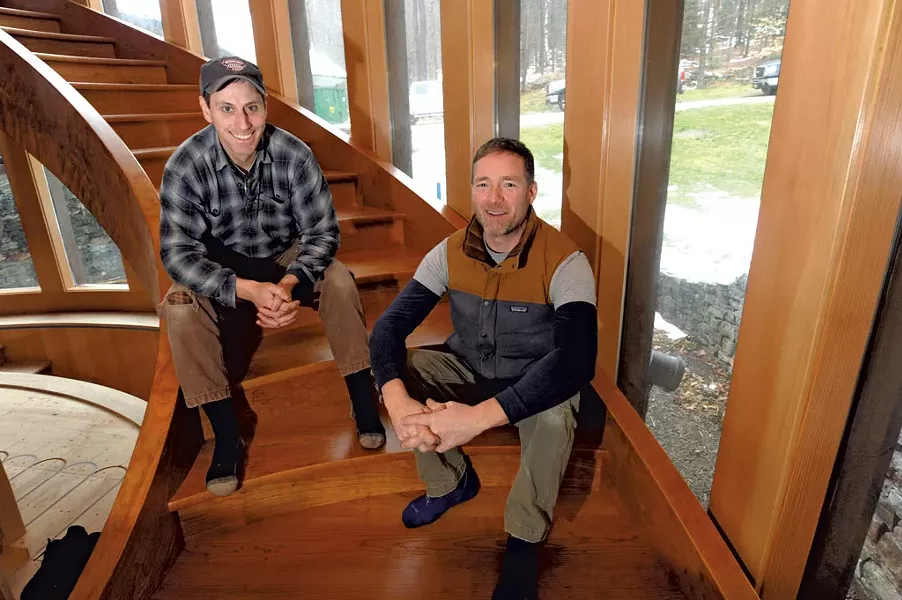 Zach Taylor (left) and Sandy Thompson - JEB WALLACE-BRODEUR