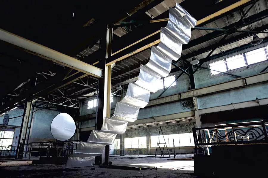 "LFS 333 silver" and "LFS silver stairs"by Vesko Goesel - COURTESY OF VESKO GOESEL