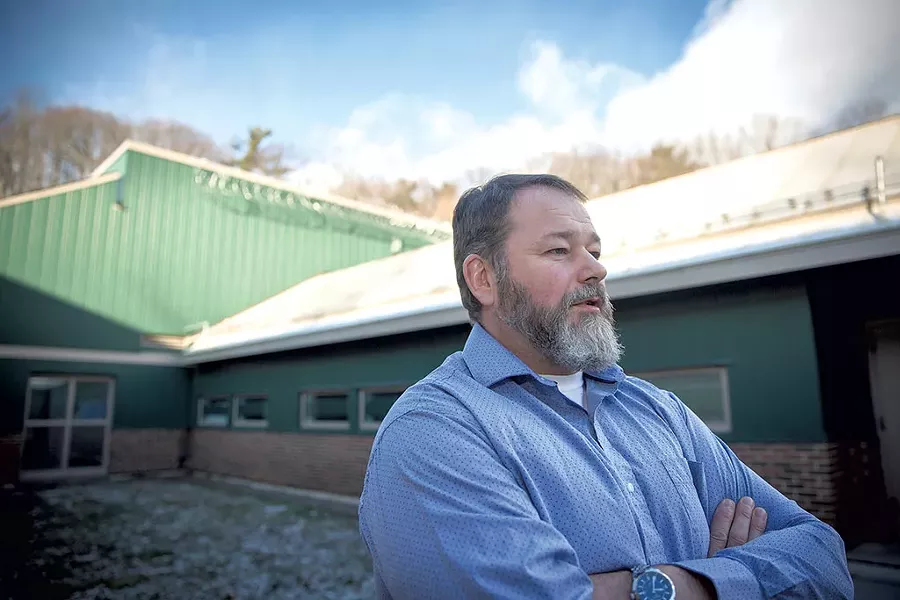 Director Jay Simons outside the Woodside Juvenile Rehabilitation Center - JAMES BUCK