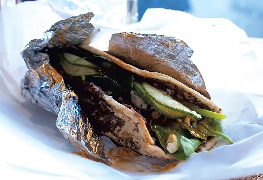 Morse Block Deli's Vermont lamb gyro - HANNAH PALMER EGAN
