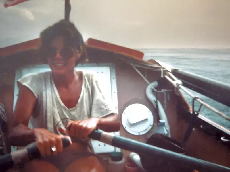 Kathleen Saville rowing to Samoa - COURTESY OF KATHLEEN SAVILLE