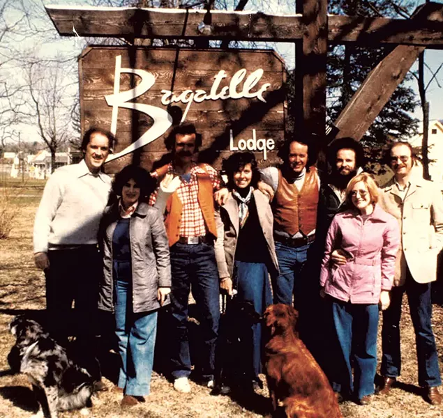 Michael Cunningham, fourth from right - COURTESY OF MICHAEL CUNNINGHAM