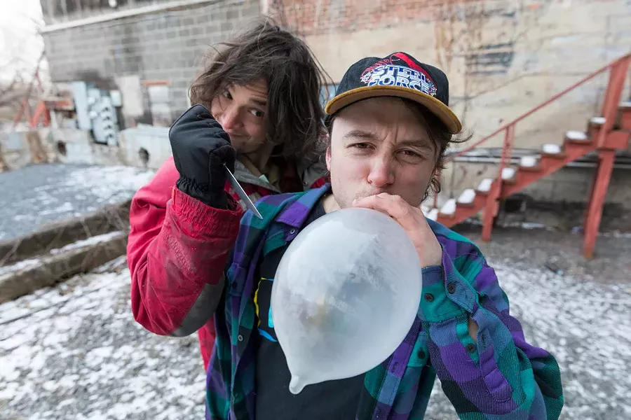 Sam Egan (left) and Matthew Hall - GABE DICKENS