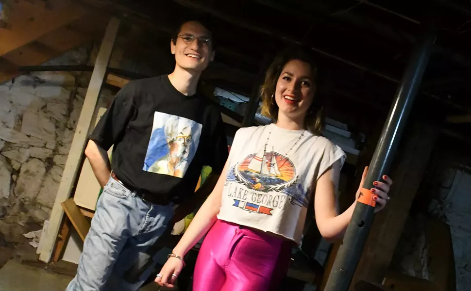Jack Braunstein and Caroline DeCunzo of Como Tapes - LEE KROHN