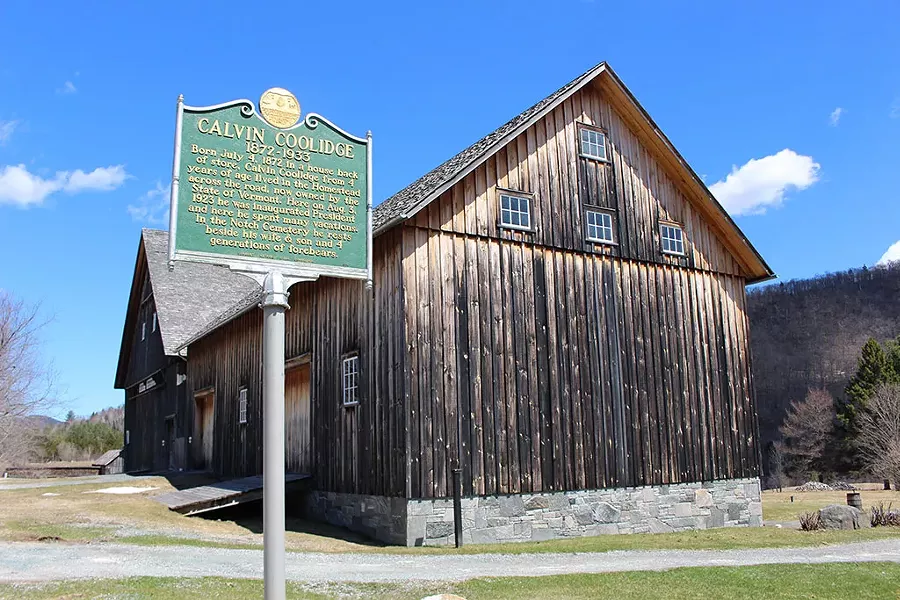 Wilder Barn at the Calving Coolidge Homestead - PAUL HEINTZ