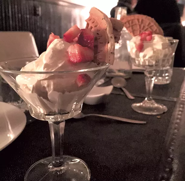 Citrus-ginger mousse at Black Krim Tavern - HANNAH PALMER EGAN