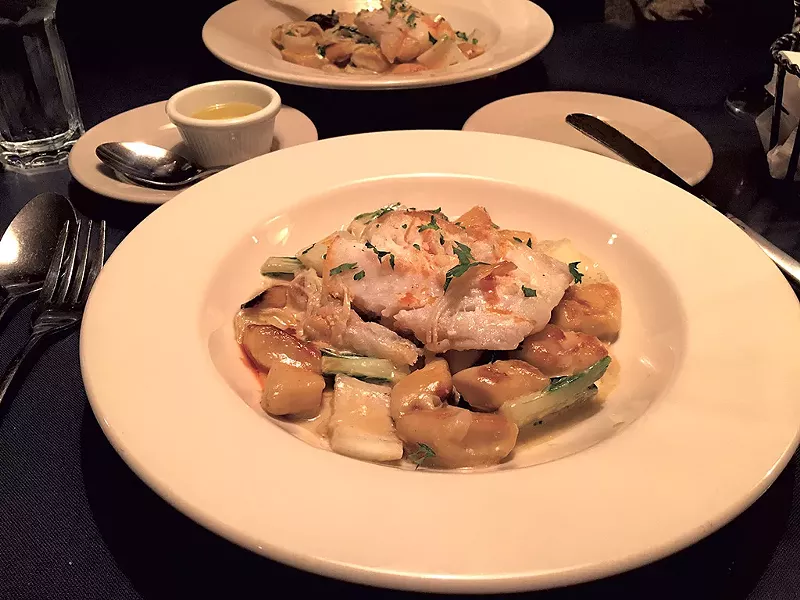 Cod with gnocchi at Sarducci's - PAMELA POLSTON
