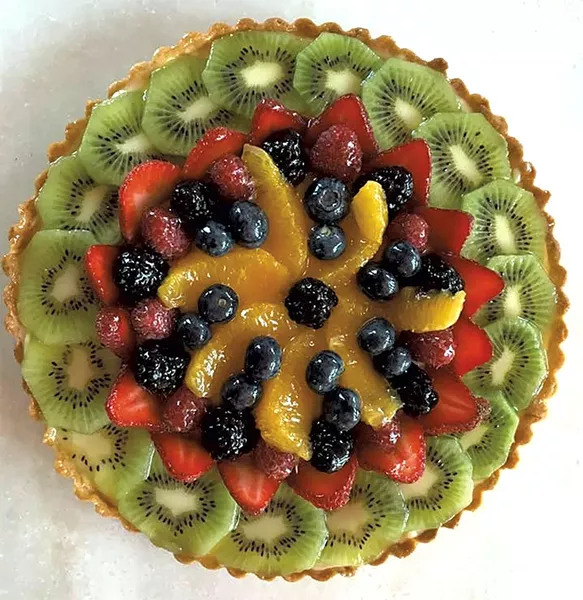 Fruit tart from Red House Sweets