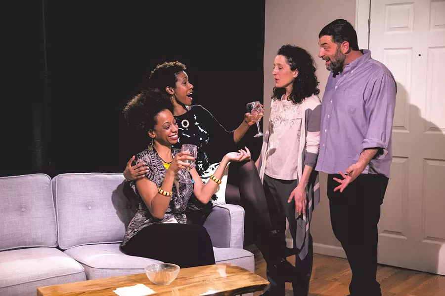 Left to right: Jammie Patton, Nellesa Walthour, Marianne DiMascio and Jordan Gullikson - COURTESY OF LINDSAY RAYMONDJACK PHOTOGRAPHY