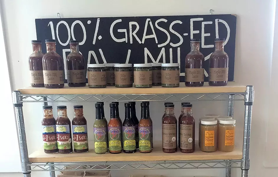 Goods at Family Cow Farmstand - SUZANNE PODHAIZER