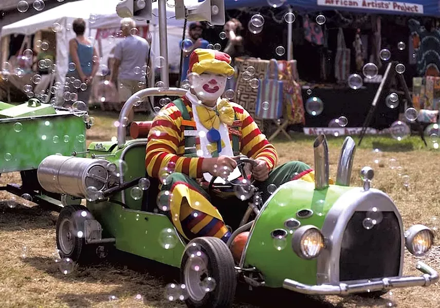 Daniel Jolley as Buddy the Clown - COURTESY OF DANIEL JOLLEY