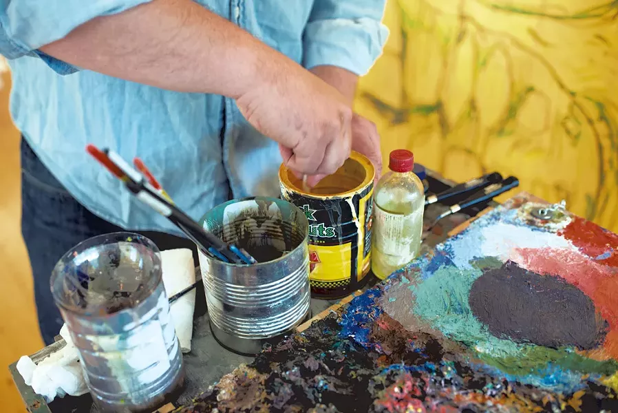Ross Sheehan in his studio - CALEB KENNA