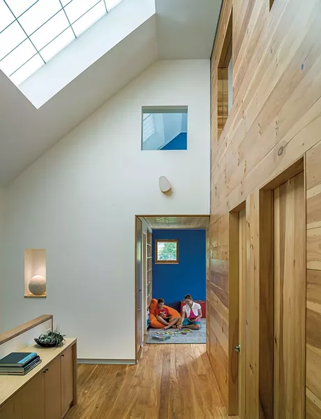 Clever design keeps the children's small bedrooms functional, not constricted. - JIM WESTPHALEN
