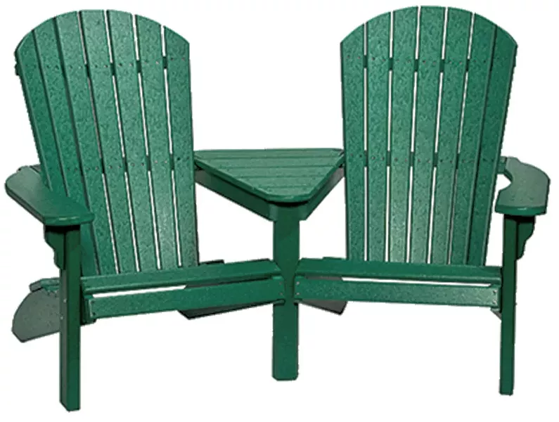 The Fan Back Settee from Livingston Farm