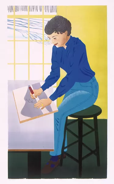 "Self portrait" by Sabra Field
