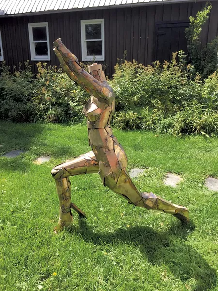 In-progress sculpture by Tyler Vendituoli - COURTESY OF TYLER VENDITUOLI