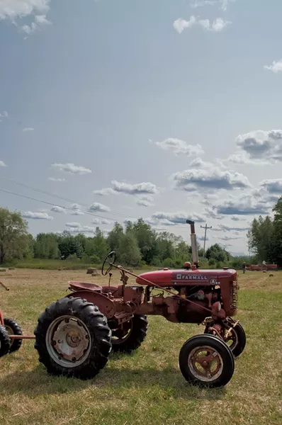 A tractor at the Connecticut River Antique Collectors Klub's annual show - HANNAH PALMER EGAN