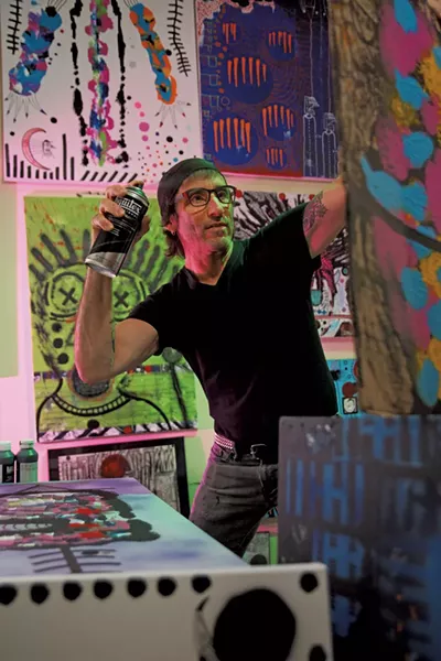 Burlington artist Frank DeAngelis - MATTHEW THORSEN