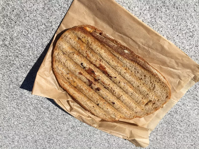 Grilled cheese sandwich from UVM FeelGood - SALLY POLLAK