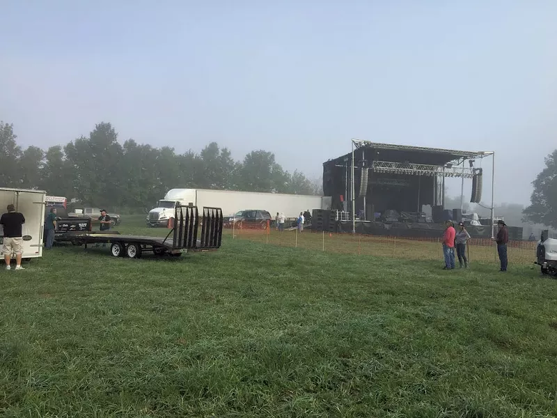 The concert field for Shrinedom 2017 in Irasburg - COURTESY OF BILL PRUE