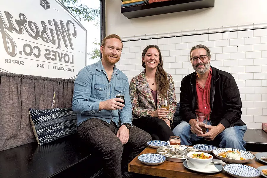 Left to right: Dan White, Meg Randall and Michael Nedell - OLIVER PARIN I