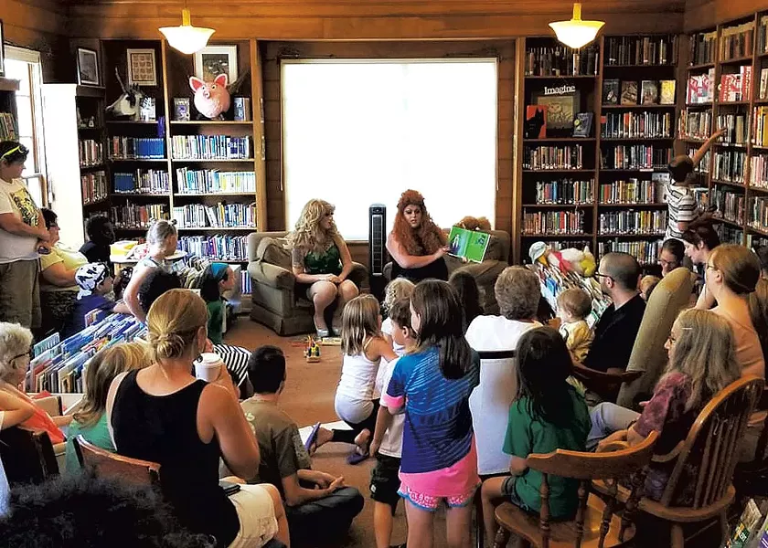 Drag Queen Story Hour at Varnum Memorial Library - COURTESY OF VARNUM MEMORIAL LIBRARY