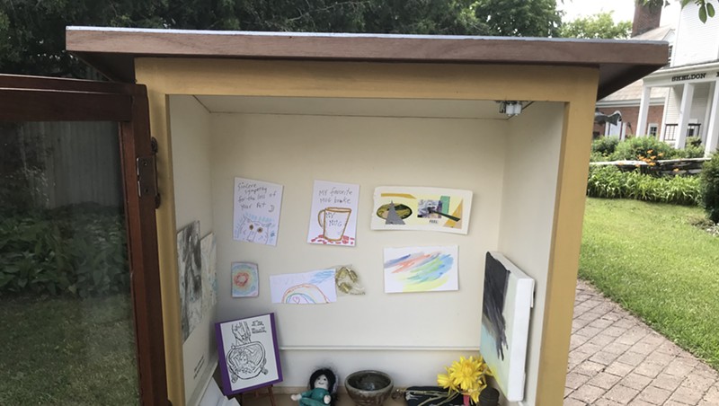 Free Little Art Gallery in Middlebury