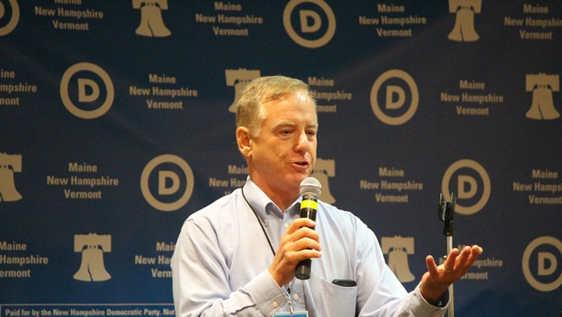 Former governor Howard Dean at the Democratic National Convention in Philadelphia