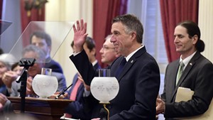 Gov. Phil Scott delivering his State of the State address