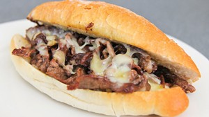 Philly cheesesteak at Bessery's Butcher Shoppe
