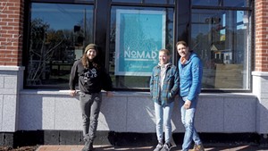 From left: Matthew Zuanich, Nicole Grinstead and Andrew Sepic of Nomad Coffee