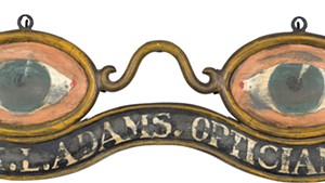 H.L. Adams Optician's Trade Sign, maker unknow