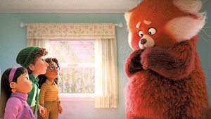 BEARING IT Emotions transform a young girl into an unruly &mdash; but adorable! &mdash; beast in Pixar's family animation.