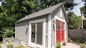 Federal relief funds are being earmarked for the construction of accessory dwelling units like this one on Howard Street in Burlington