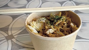 Kaiju Kitchen's yakisoba noodles