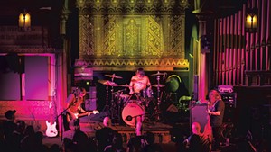 Earthless performing at the Stone Church in Brattleboro