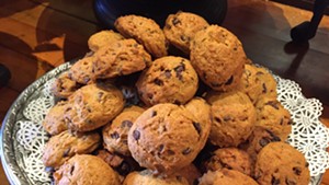 Pumpkin-chocolate chip cookies at Stone Soup