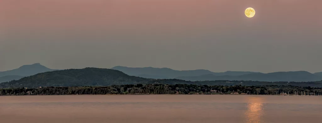 "Essex Moon Reflection"