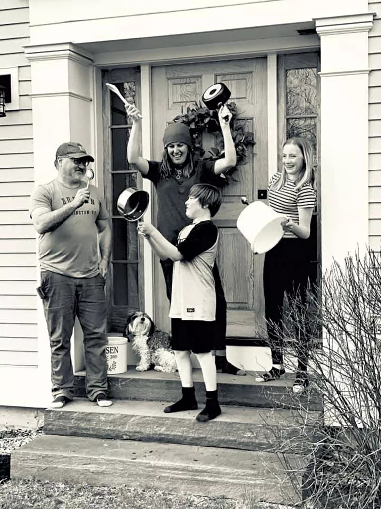 The Friesen family - COURTESY OF JAMIE CUDNEY