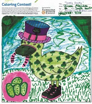 "Lucky Ducky" by Iana Mecca, age 12, South Burlington