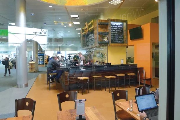 Skinny Pancake at the Burlington International Airport