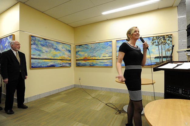 New Art Unveiled for Dedication of Sally Fox Conference Center
