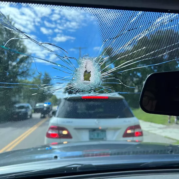 Bystander Says Burlington Police Officer's Stray Bullet Nearly Hit Him - Vimarsana News