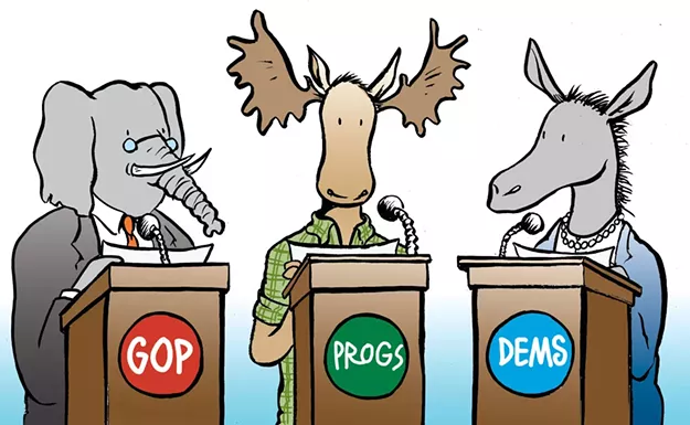 Elephant, Donkey, Moose: A Primer on Vermont's Major Political Parties - Vimarsana News