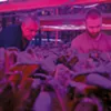 Greg Kelly (left) and Jacob Isham harvesting greens beneath colored LED lights at Ceres Greens Greg Kelly (left) and Jacob Isham harvesting greens beneath colored LED lights at Ceres Greens