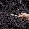 A metal spoon removed from a Green Mountain Compost pile A metal spoon removed from a Green Mountain Compost pile